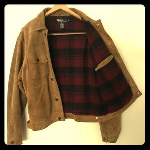 Polo by Ralph Lauren suede jacket.